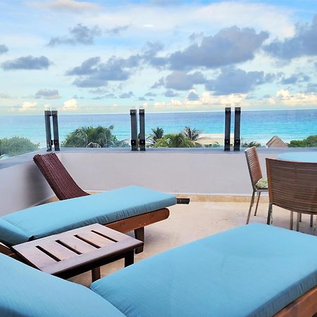 Beachfront Getaway Condo Cancun Bagian luar foto